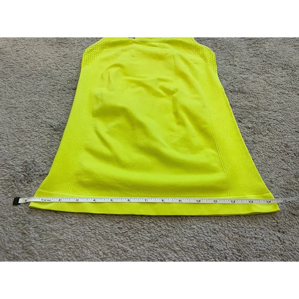 Fabletics Delta Seamless Tank Top III In Citron Neon Yellow Green Size XS - Picture 6 of 12